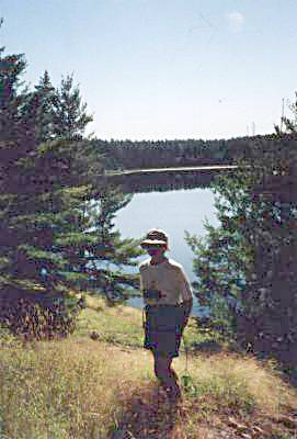 Geri at Berm Lake - Algonquin Provincial Park