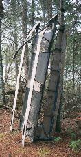 trailer sled - Thicketwood Lake - Woodland Caribou Park
