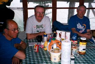 Our hosts for our freeloading breakfast