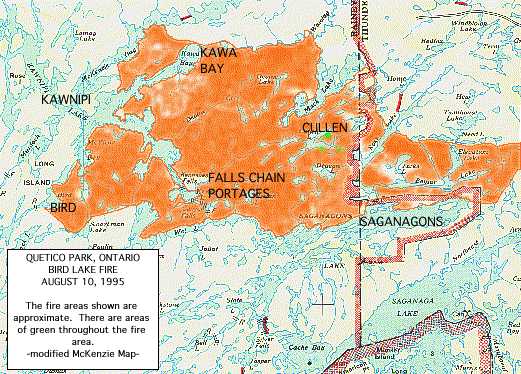 Map of Fire Area