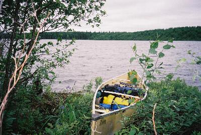 Loaded Canoe - Woodland Caribou Park