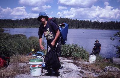 Ryan Portaging - Woodland Caribou Park