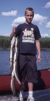 Ryan's catch - Woodland Caribou Park
