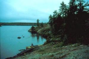Campsite on Siderock Lake