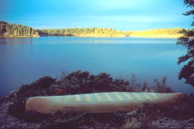 Sunset on Carroll Lake - Woodland Caribou Park