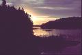 Sunset on Carroll Lake - Woodland Caribou Park
