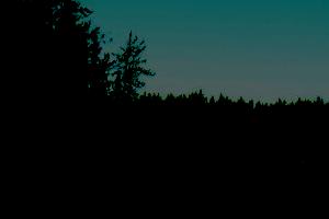 Late at night on Carroll Lake