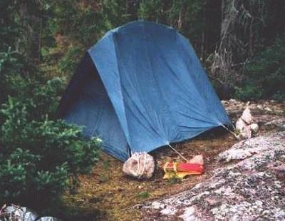 Mel's tent