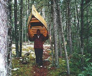 A portage in Woodland Caribou Park