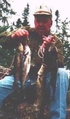 Walt and a walleye stringer