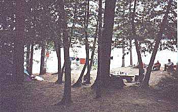 campsite, algonquin park