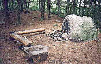 campsite in algonquin provincial park ontario