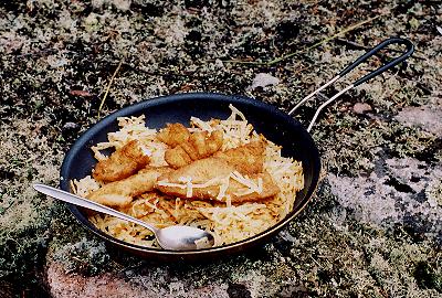 Fish fry on Donald Lake - Woodland Caribou Provincial Park