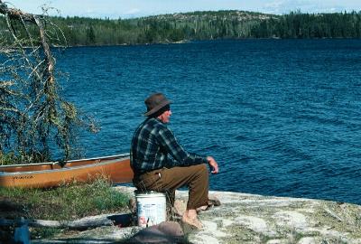 Windbound on Hansen Lake - Woodland Caribou Park