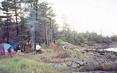 East Channel campsite