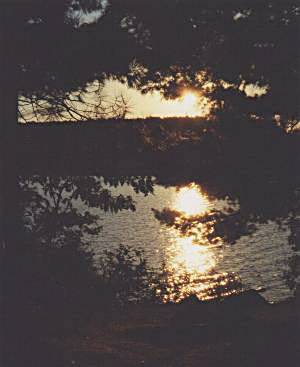 Sunset on Kioskkokwi Lake