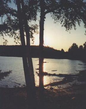 Sunset on Kioskkokwi Lake - Algonquin Park