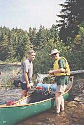 Wayne and John at Whitebirch Lake portage