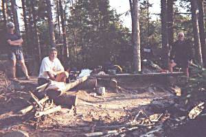 Preparing Supper on Waterclear Lake - Algonquin Park