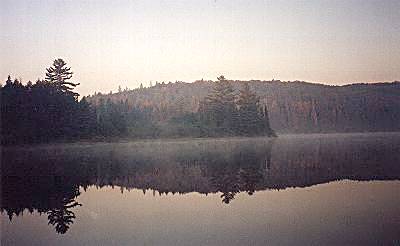 Early Morning Reflections on Waterclear Lake - Algonquin Park
