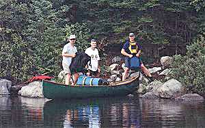 John, Wayne and Norm Rail - Algonquin Park