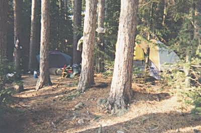 Big Thunder Lake campsite - Algonquin Park, Canada