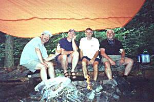 Under the tarp - Algonquin Park, Canada