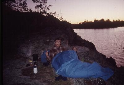 Sleeping under the stars