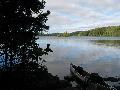 ready to paddle across Beartrap Lake