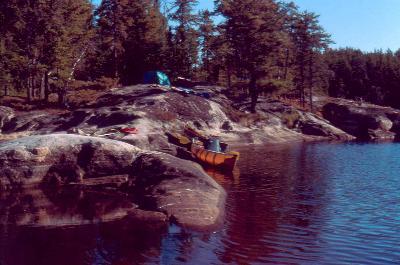 Campsite on Broken Arrow Lake