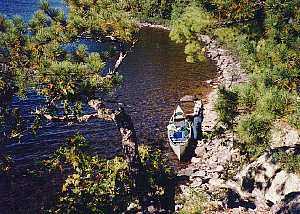 Looking down from Cache Point