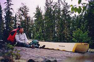 Resting on high, open ground